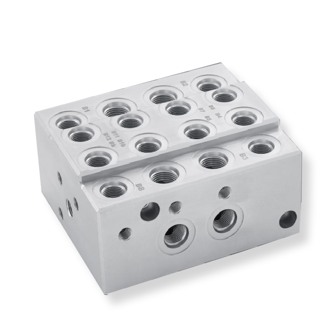 Semiconductor Valve Block for Gas Distribution Systems
